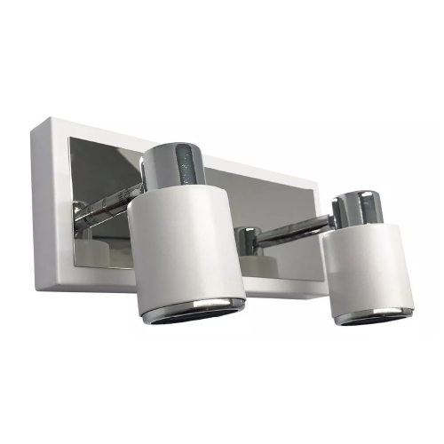 APLIQUE 2 LUCES GU10 BLANCO  JULITA